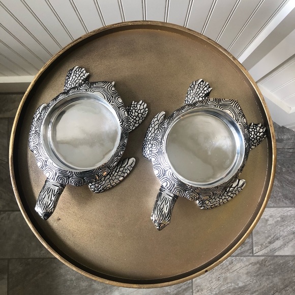 YANKEE CANDLE LARGE SEA TURTLE CANDLE HOLDER. S/2 - Picture 7 of 10